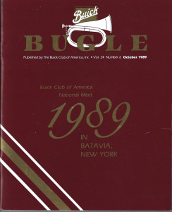 THE BUICK BUGLE 1989 OCT - '89 NATIONAL MEET